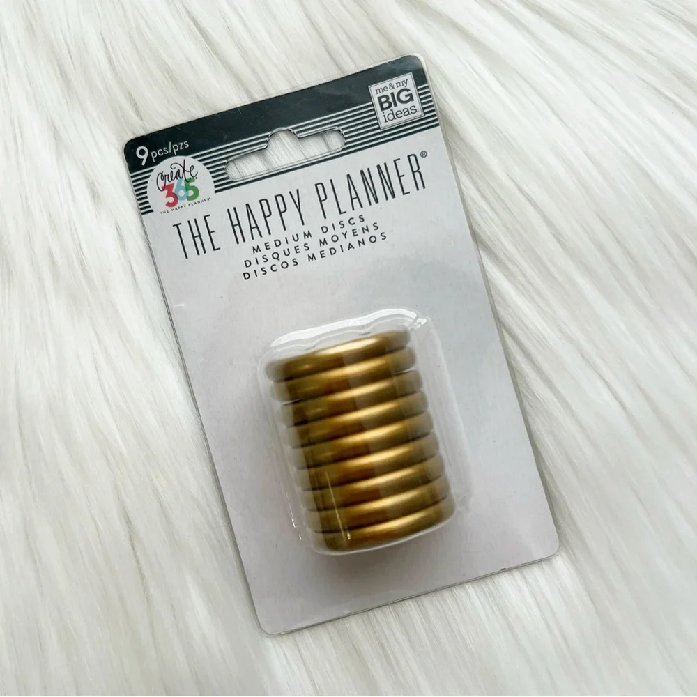 The Happy Planner Gold Medium Discs